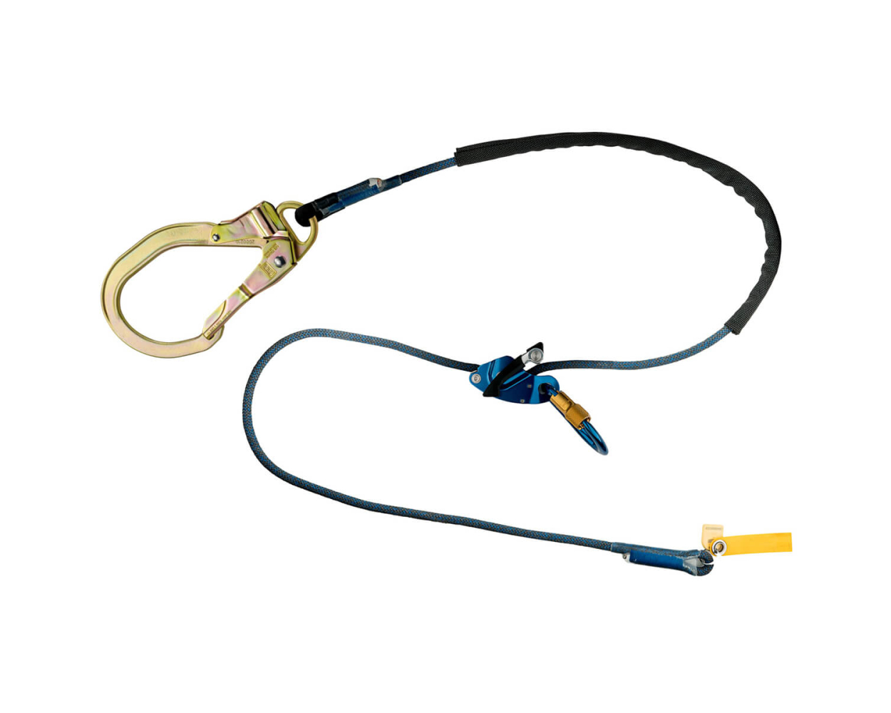 DBI Sala 1234088 10' Trigger x Tie-Back Adjustable Rope Positioning Lanyard