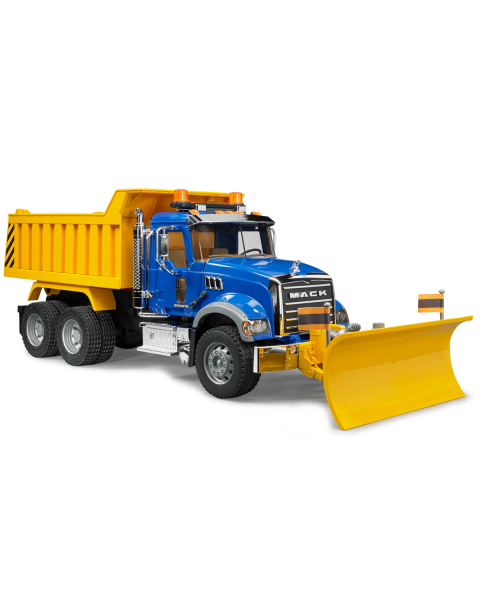 Bruder® Toy MACK® Granite Dump Truck with Snow Plow Blade
