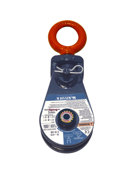 Crosby McKissick Snatch Blocks Light Champion Single Sheave - Swivel Eye