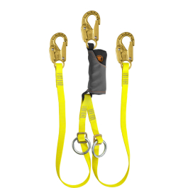Skylotec SKYSAFE PRO Twin Leg Tie-Back Lanyard w/Snaphooks