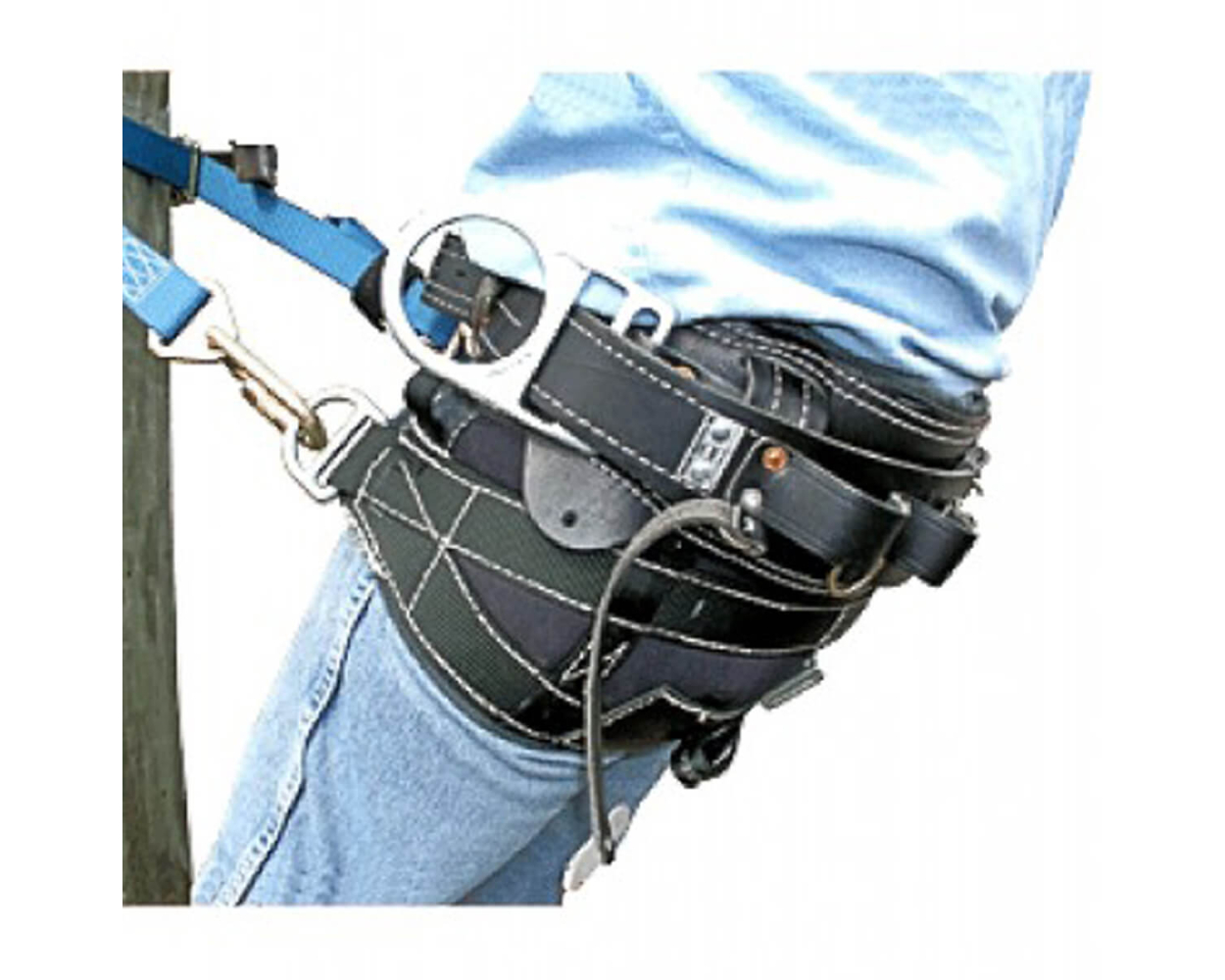 Bashlin 4-D Lineman Belt - EZ Rider - Leather Cushion