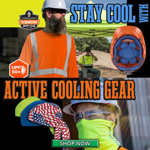 Beat heat stress in hot summer weather with cooling gear